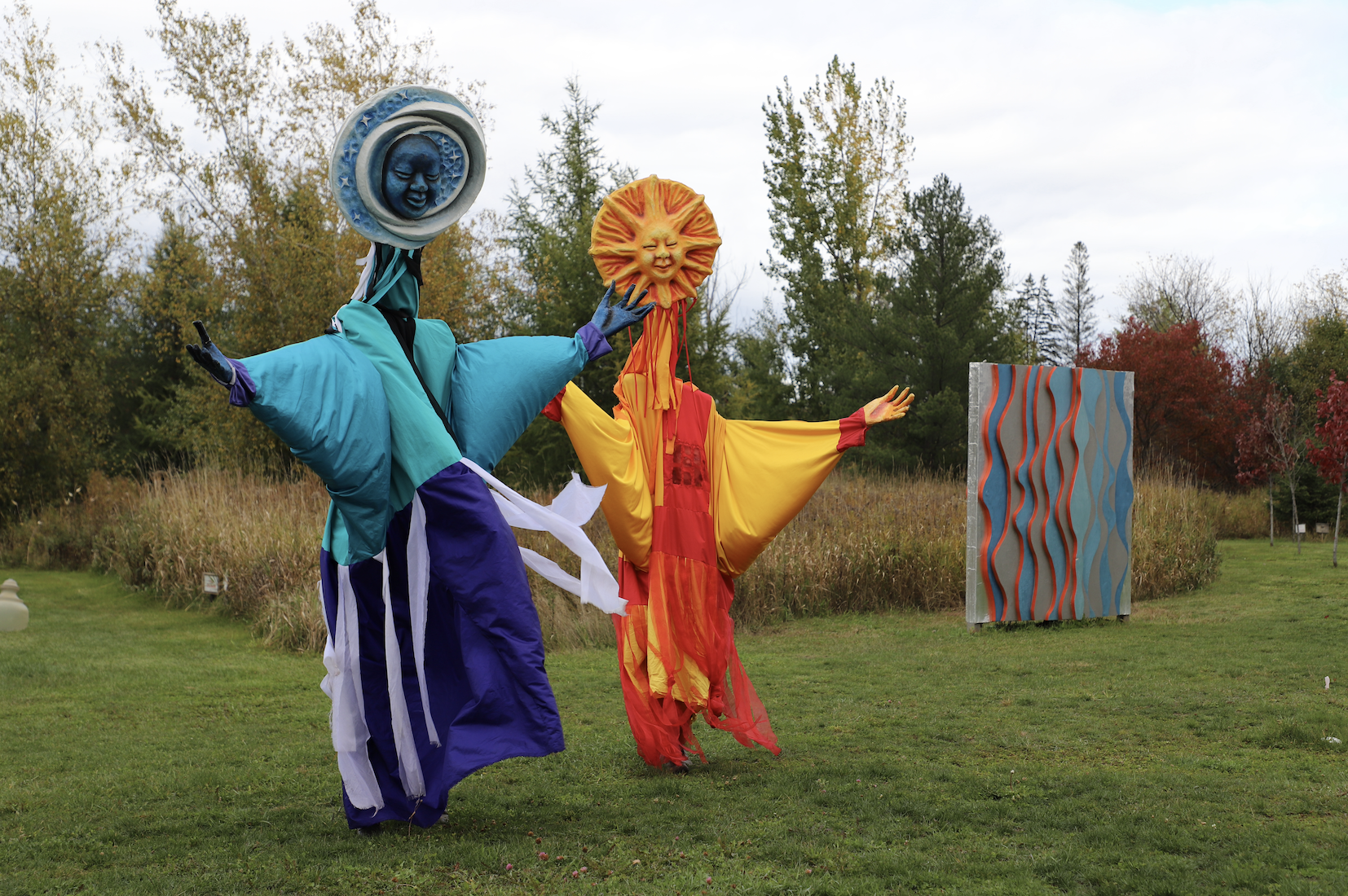 Heart of the Beast large puppets at Franconia Sculpture Park